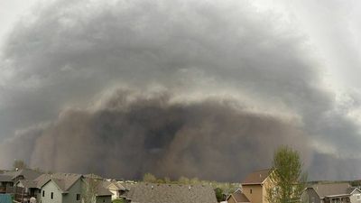 Dusty Storms Stampede Through Northern Plains With 100 MPH Winds