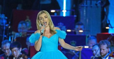 Katherine Jenkins sang at Queen's Jubilee event and everyone said the same thing about her dress