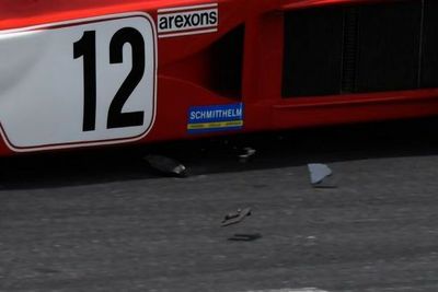 Pictured: The broken brake disc that caused Leclerc's Monaco crash