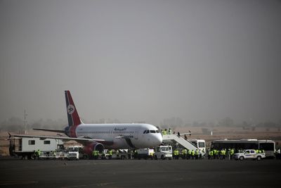 1st commercial flight in years takes off from Yemen's Sanaa