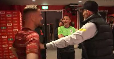 Thomas Tuchel pushes Jordan Henderson on tunnel cam after he forgets Cesar Azpilicueta