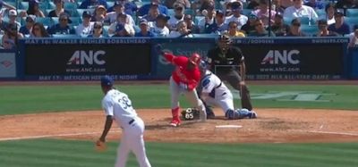 This video of Odubel Herrera swinging and missing at a pitch that sailed between his legs is mesmerizing