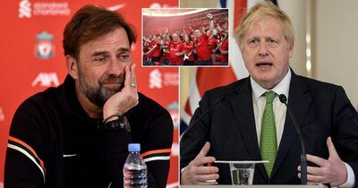 Jurgen Klopp and Boris Johnson's contrasting views on Liverpool fans booing national anthem