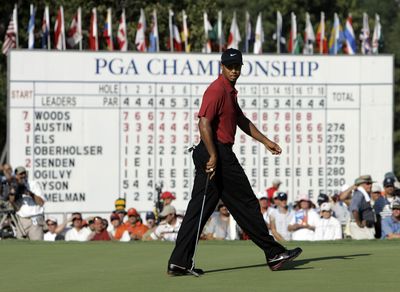 First as a Father: Papa Tiger Woods got the better of the oppressive heat, Southern Hills to win 2007 PGA Championship