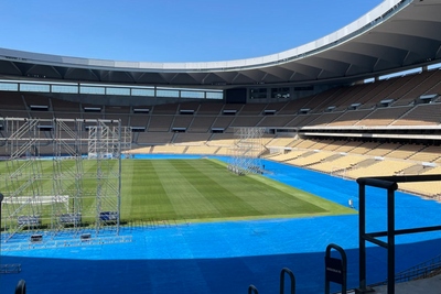 Inside Seville stadium hosting Rangers fans for Europa League final screening