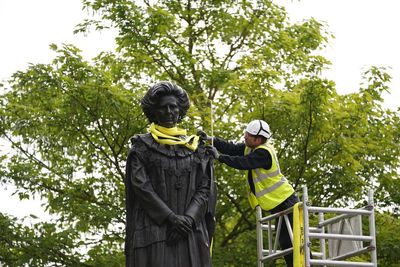 Leicester University ‘does not condone’ staff member egging Thatcher statue