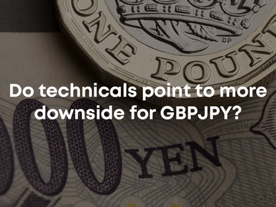 Do Technicals Point To More Downside For GBPJPY?
