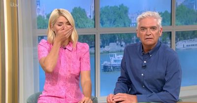 Phillip Schofield in hysterics before stunning Holly Willoughby with 'schlong' remark on ITV This Morning