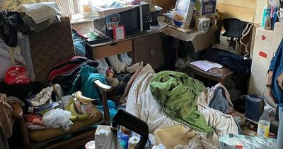 Elderly woman living in 'squalor' as home covered in black mould with no hot water