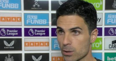Mikel Arteta admits Arsenal "nowhere near Champions League level" after top four blow