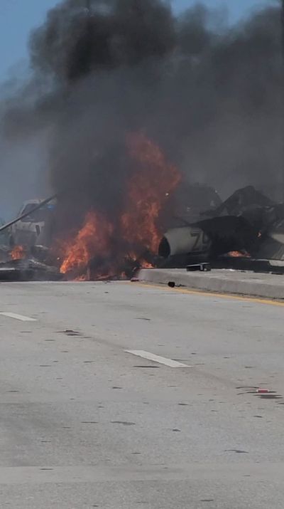 Video shows descending Florida plane moments before it crashed onto bridge