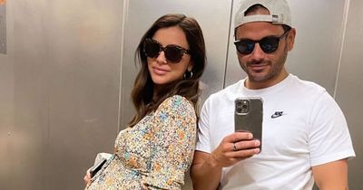Lucy Mecklenburgh shows off huge baby bump and says she and Ryan Thomas are on standby