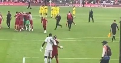 Sadio Mane's classy gesture as he ignored Liverpool celebrations to console Edouard Mendy