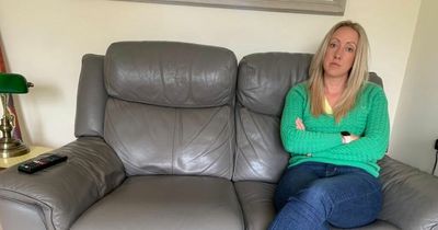 Furious family forced to sit on garden furniture for weeks after DFS 'lost' their new sofa