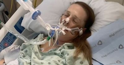 Woman left on life support after 'excited' dog crashes into her while playing