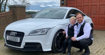 Dad put toddler to work at his car dealership - paying son £1 per for every dent or scratch he finds
