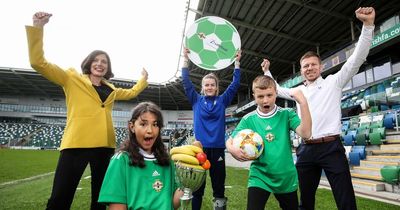Irish Football Association and safefood team up to encourage healthy habits for kids