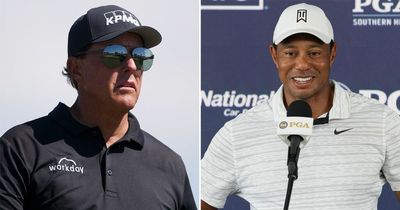 Tiger Woods rails against Phil Mickelson with 'completely different' comment