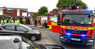 Suspected gas explosion leaves five injured at block of flats in Lancashire
