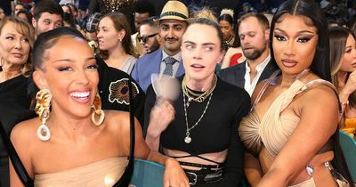 Megan Thee Stallion shares Billboard Music Awards snap with Cara Delevingne 'edited out'