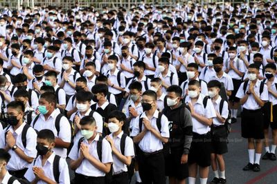 Smiles not hugs as classes restart