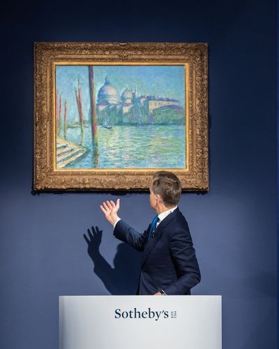 Monet’s Le Grand Canal et Santa Maria della Salute sells for record £45 million
