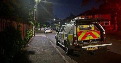 Van ploughs into police officer as he picks up bag in the street