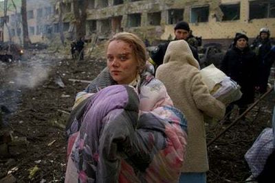 Marianna Vyshemirsky: Ukrainian mum pictured at shelled Mariupol hospital tells of death threats after Russia’s ‘acting’ lies