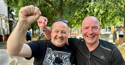 East Lothian Rangers fans reunited by chance after 15 years in Seville pub