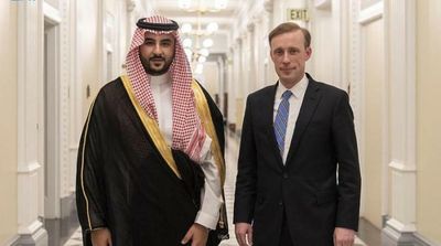 Khalid bin Salman Meets with Sullivan in Washington