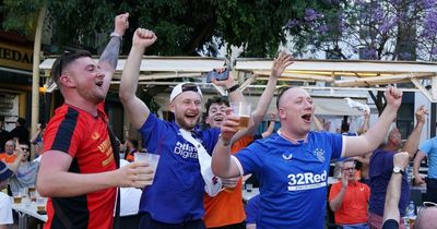 What time is Rangers vs Eintracht Frankfurt Europa League final kick-off in Seville tonight?