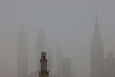 World's tallest building engulfed as Mideast sandstorms hit UAE