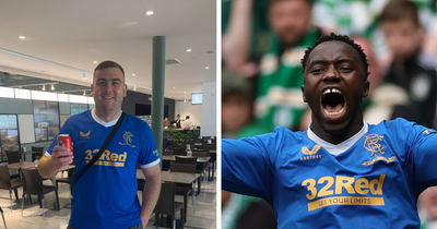 Rangers-daft Ayrshire boxing coach secures Europa League final ticket from Fashion Sakala's agent in airport