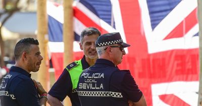 How many Rangers fans will be in Seville as thousands of police expected