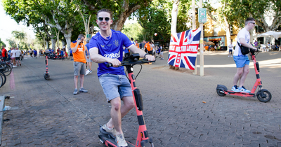 Savvy Rangers fans beat crowds by scooting around Seville on way to Europa League Final