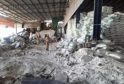 Wall collapse at salt factory kills 12 in west India