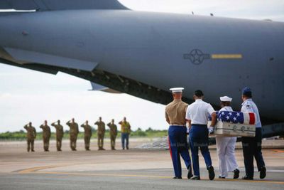 US repatriates remains of WWII airman