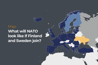 Map: What will NATO look like with Finland and Sweden included?