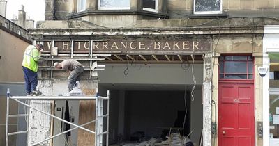 Amazing Edinburgh 'ghost sign' found on bank gives clues to building's past life