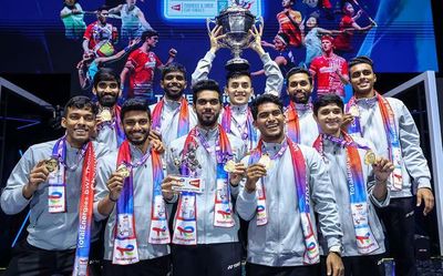 Data | Indian shuttlers overcame poor head-to-head records and higher ranked players to win Thomas cup