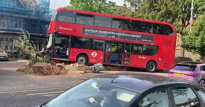 Romford bus crash: At least 15 injured as double-decker smashes into wall