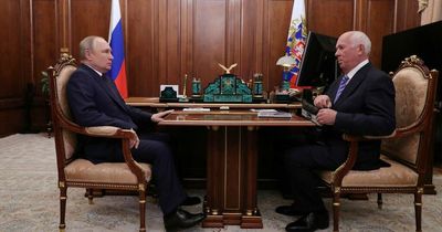 Dazed Vladimir Putin splutters and retches in meeting amid chemotherapy rumours