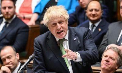 Johnson is so short of answers, he can no longer form complete sentences