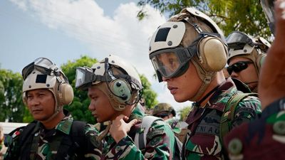 Indonesian Army joins Australian and US forces for humanitarian response training