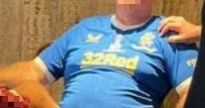 Rangers fan left with huge gash down leg ahead of Seville Europa League Final