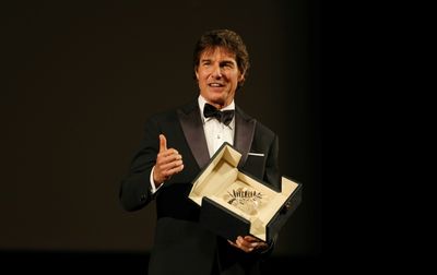 Tom Cruise receives honorary Palme as 'Top Gun' jets into Cannes