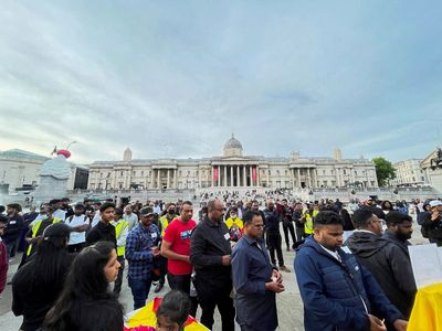 At London vigil, UK Tamils seek justice for civil war victims