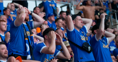 Rangers fans devastated after losing penalty shoot-out in Europa League final in Seville