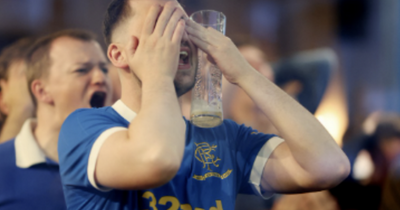 Rangers fans in Glasgow crushed as hopes of winning Europa League shattered