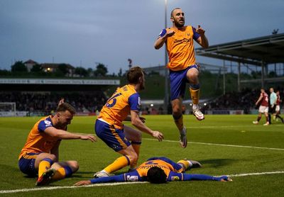 Stephen McLaughlin goal sees Mansfield beat Northampton to reach League Two play-off final